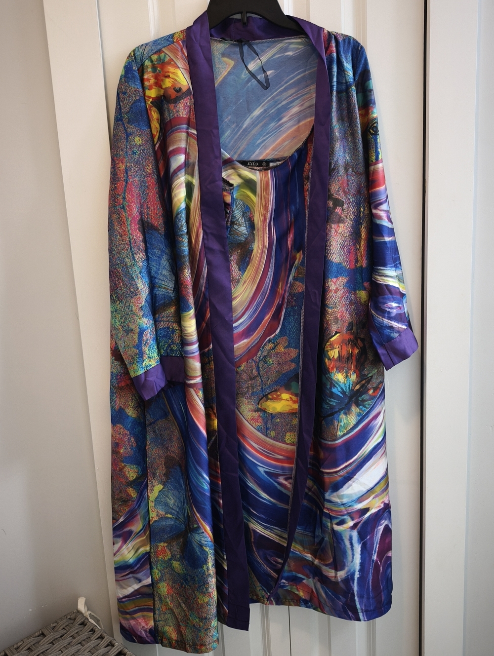 Women's Multicolor Night Robe And Dress